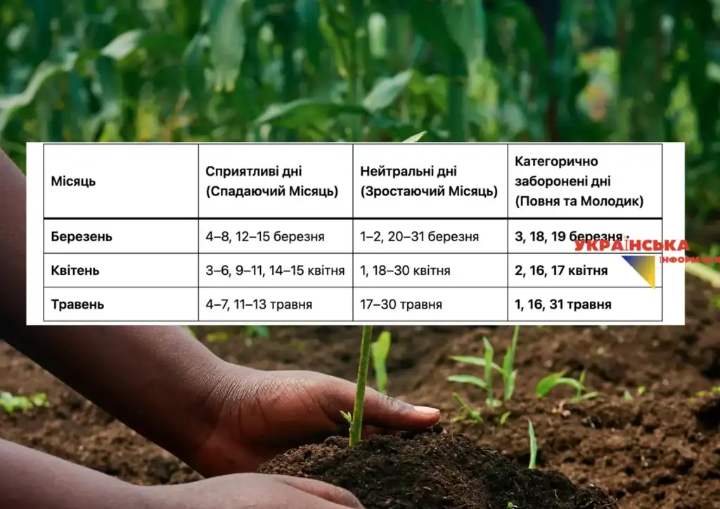 посівний календар картоплі 2026